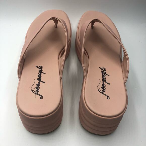 Free People Havana Thong Flatform Sandals Pink Size EU 41 / US 11 - Picture 3 of 11